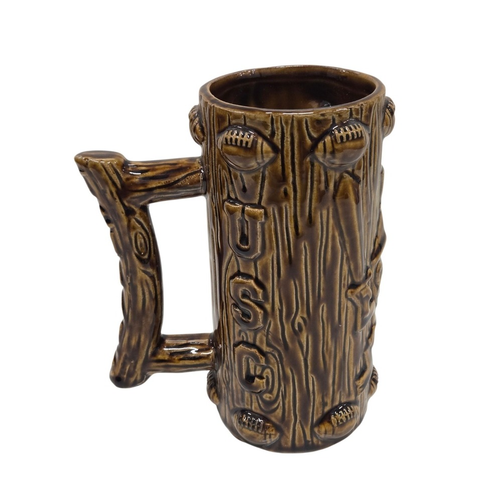 USC Trojans Football Tiki Ceramic Mug Beach Dude Inc Tiki Farm 2012